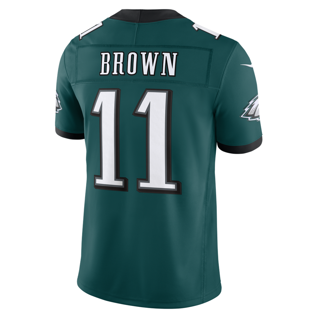 A.J. Brown Philadelphia Eagles Team Vapor F.U.S.E. Stitched Limited Jersey - Midnight Green