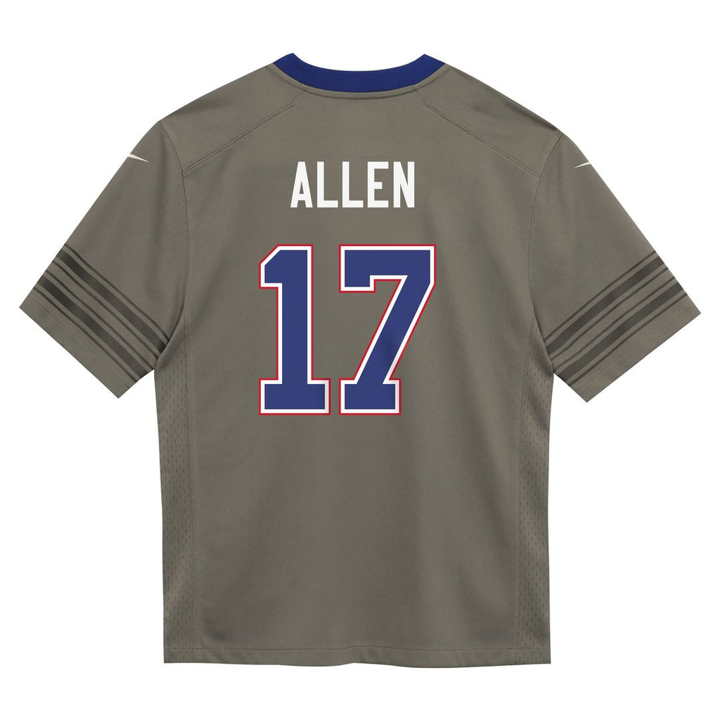 Josh Allen Buffalo Bills Infant Nickel City Game Jersey - Gray