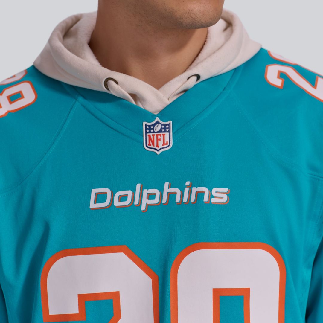 De’Von Achane Miami Dolphins Player Game Jersey - Aqua