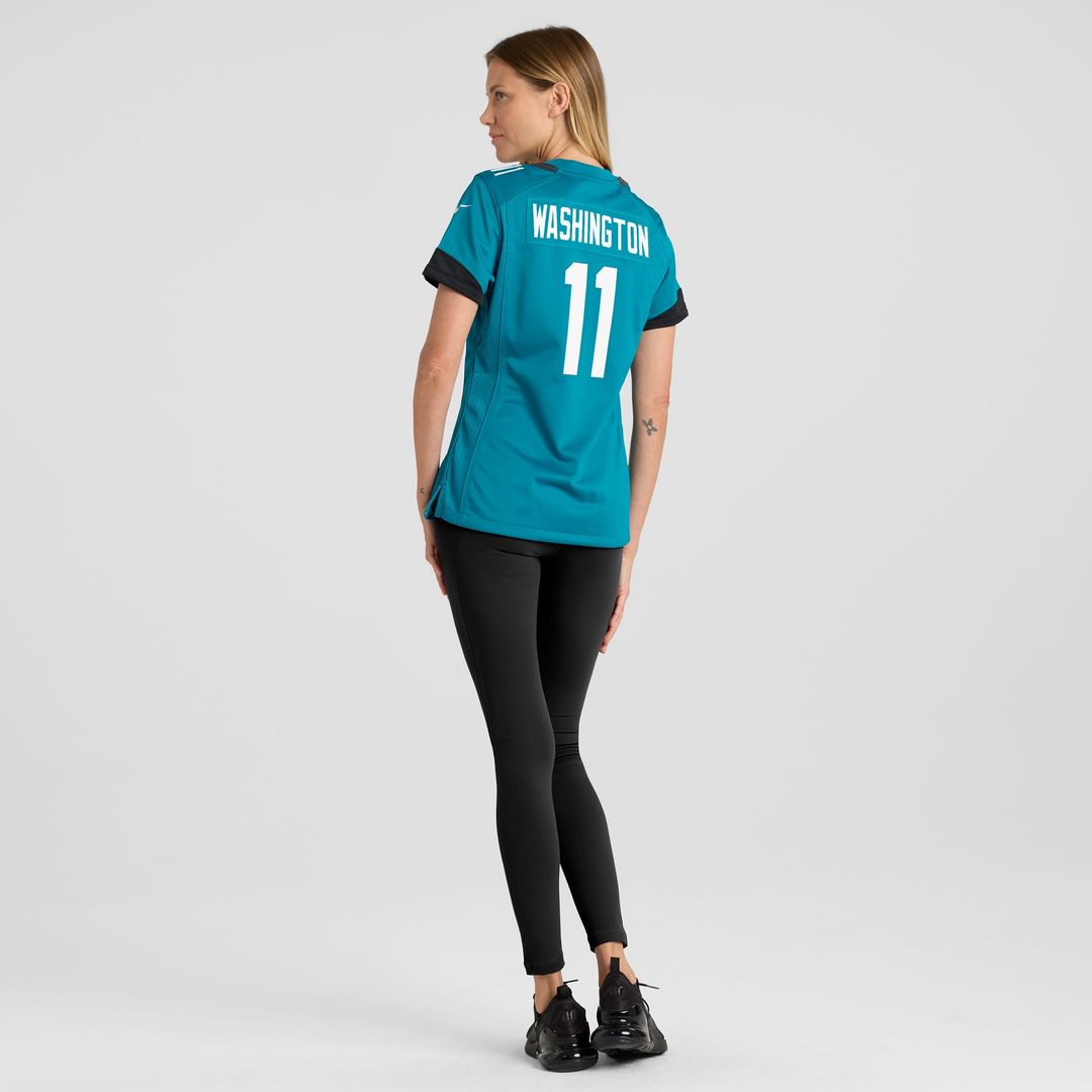 Parker Washington Jacksonville Jaguars Women's Team Game Jersey - Teal