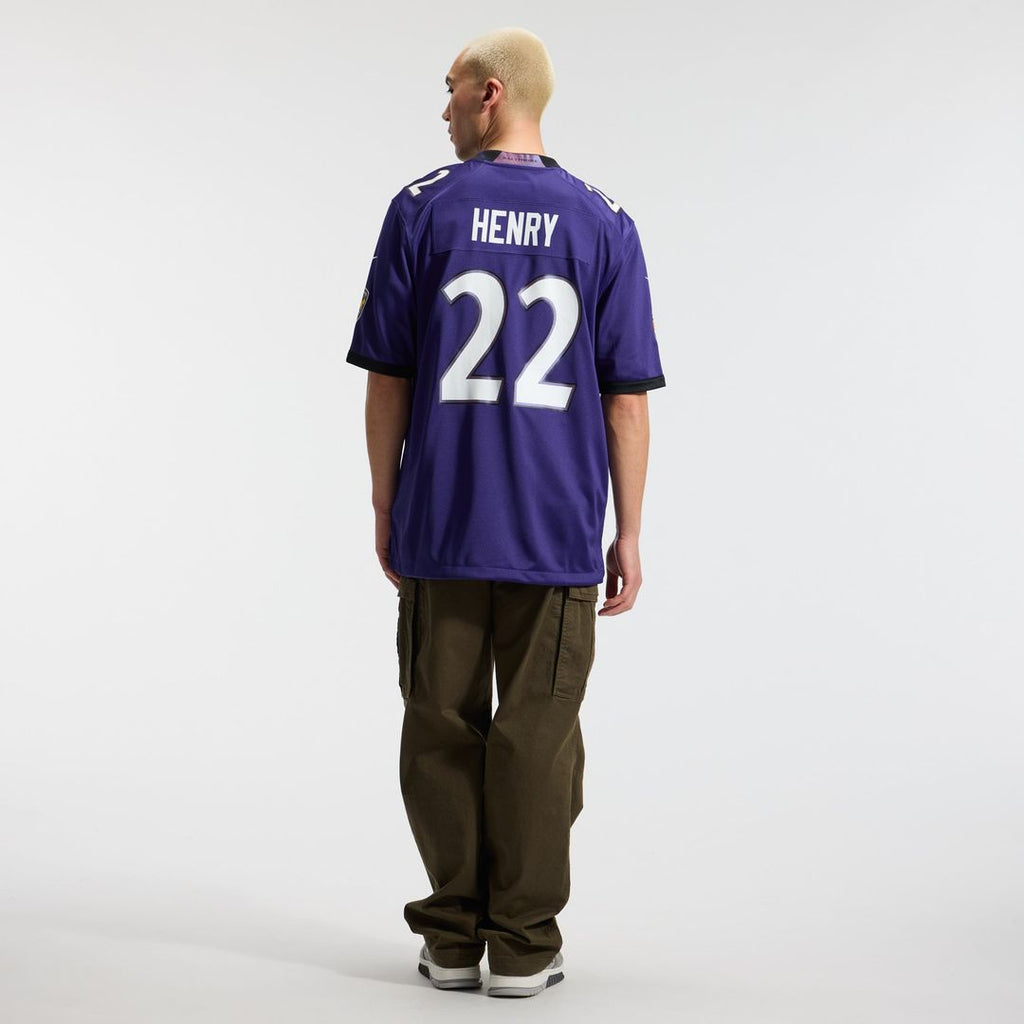 Derrick Henry Baltimore Ravens Team Game Jersey - Purple