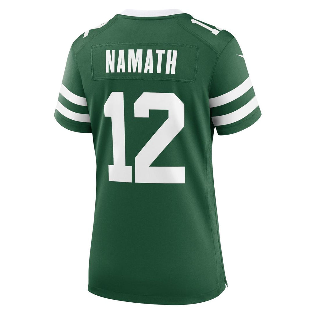 Joe Namath New York Jets Women's Retired Player Game Jersey - Legacy Green