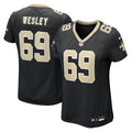 Barry Wesley New Orleans Saints Women's Team Game Jersey - Black