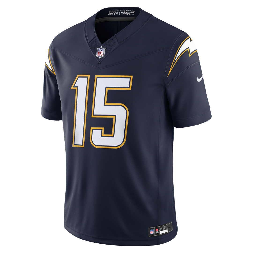 Ladd McConkey Los Angeles Chargers Team Vapor F.U.S.E. Stitched Limited Jersey - Powder Blue