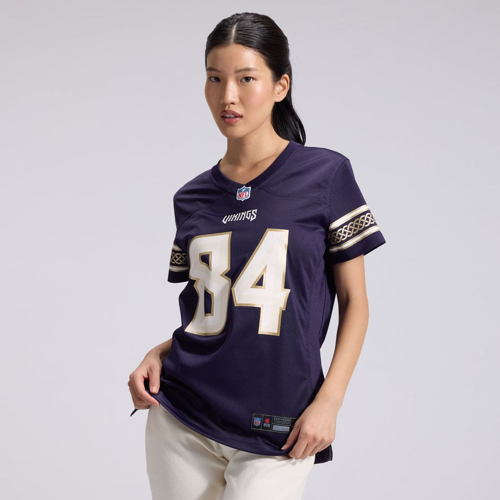 Randy Moss Minnesota Vikings Women's 2026 Rivalries Collection Game Jersey - Purple