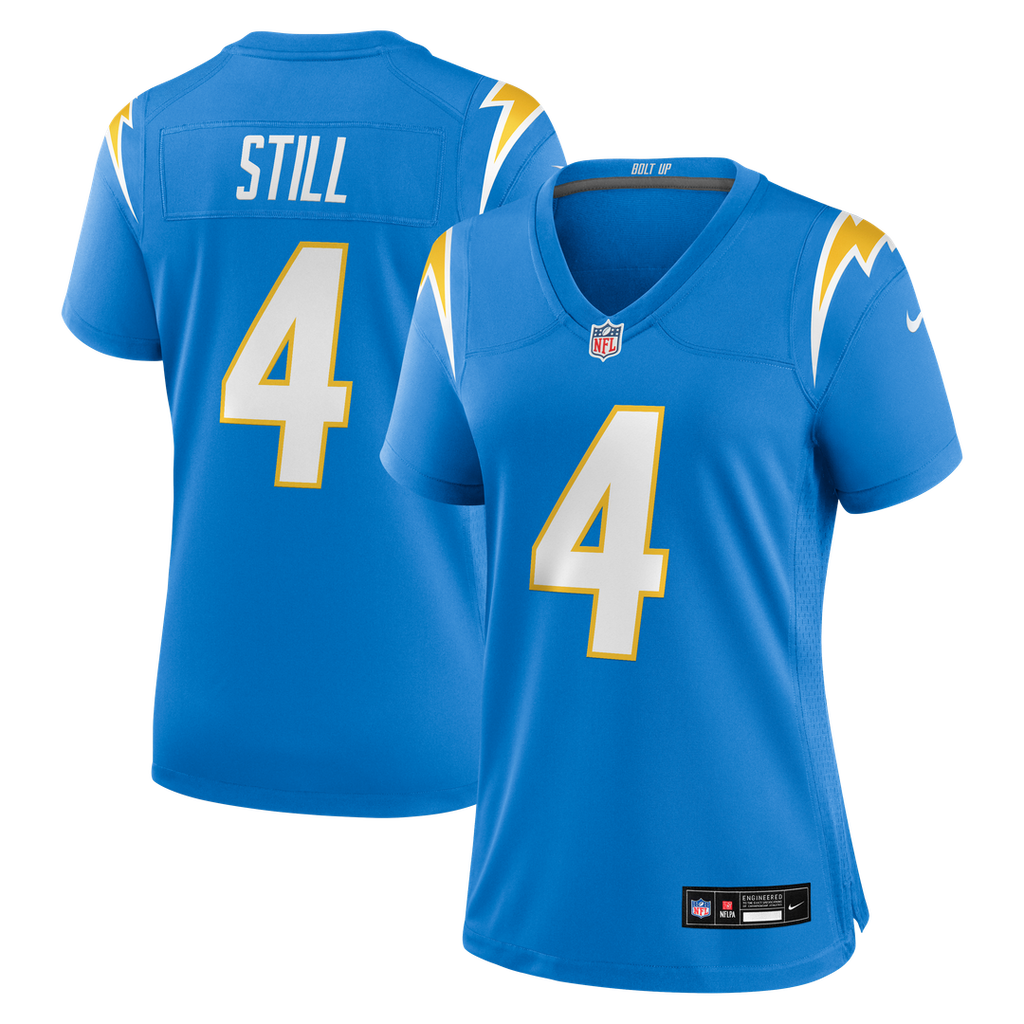 Tarheeb Still Los Angeles Chargers Women's Team Game Jersey - Powder Blue
