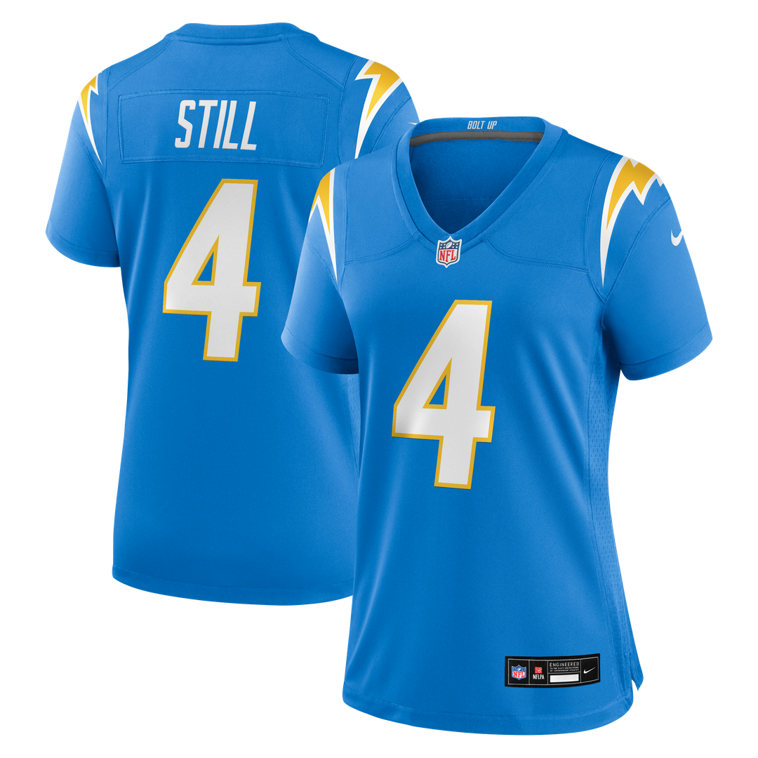 Tarheeb Still Los Angeles Chargers Women's Team Game Jersey - Powder Blue