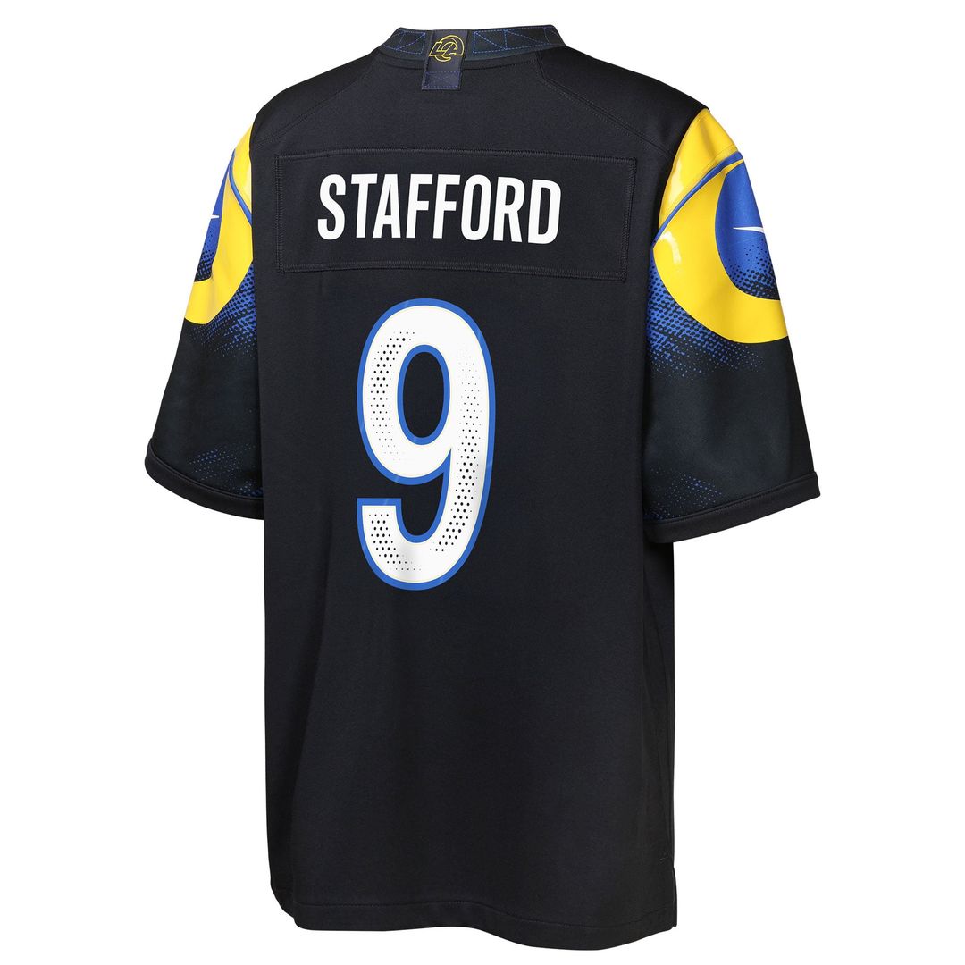 Matthew Stafford Los Angeles Rams Youth Rivalries Collection Game Jersey - Dark Blue