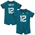 Travis Hunter Jacksonville Jaguars Newborn Romper Game Jersey - Teal