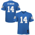 Amon - Ra St. Brown Detroit Lions Youth Replica Jersey - Blue