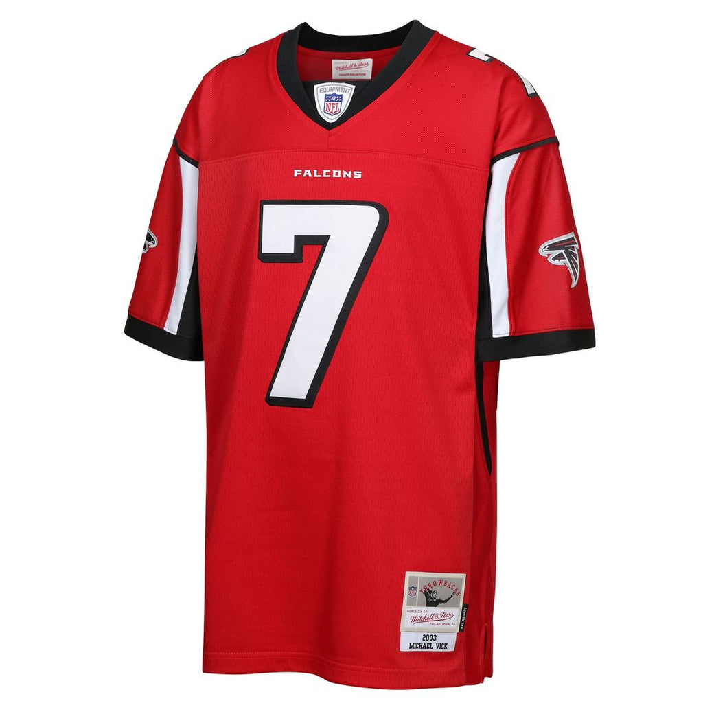 Michael Vick Atlanta Falcons Youth 2003 Legacy Retired Player Jersey - Red