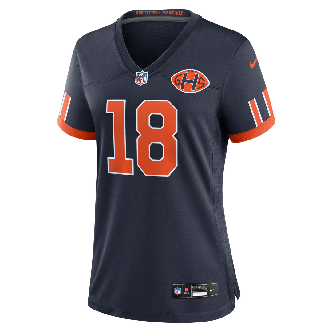 Caleb Williams Chicago Bears Women's 2026 Rivalries Collection Game Jersey - Navy