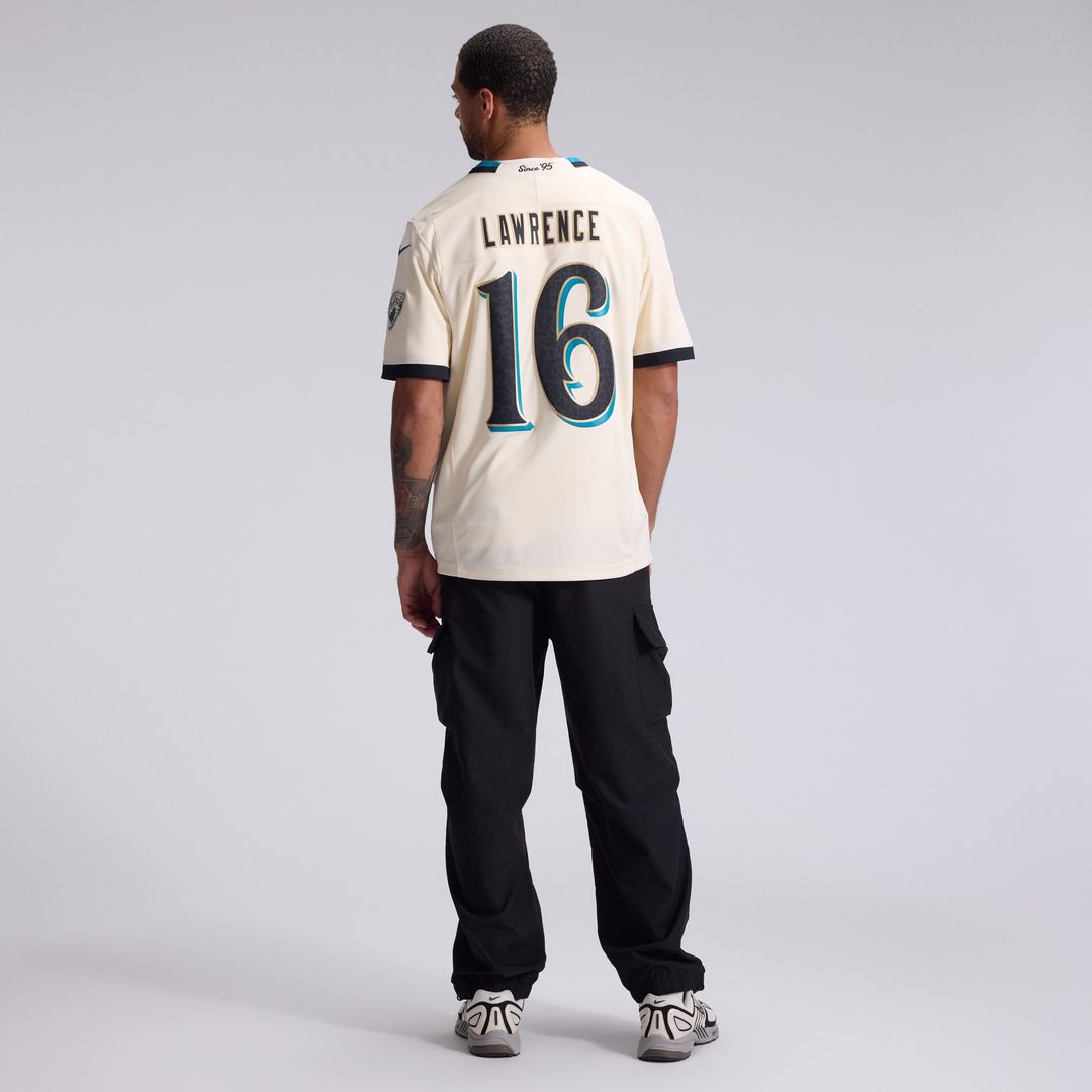 Trevor Lawrence Jacksonville Jaguars 2026 Rivalries Collection Stitched Limited Jersey - Natural