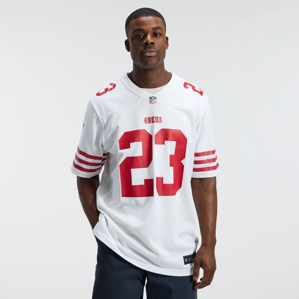 Christian McCaffrey San Francisco 49ers Game Player Jersey - Scarlet