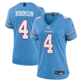 Wan'Dale Robinson Tennessee Titans Women's Team Game Jersey - Light Blue