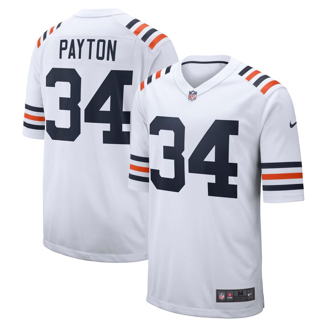 Walter Payton Chicago Bears Retired Player Alternate Game Jersey - White
