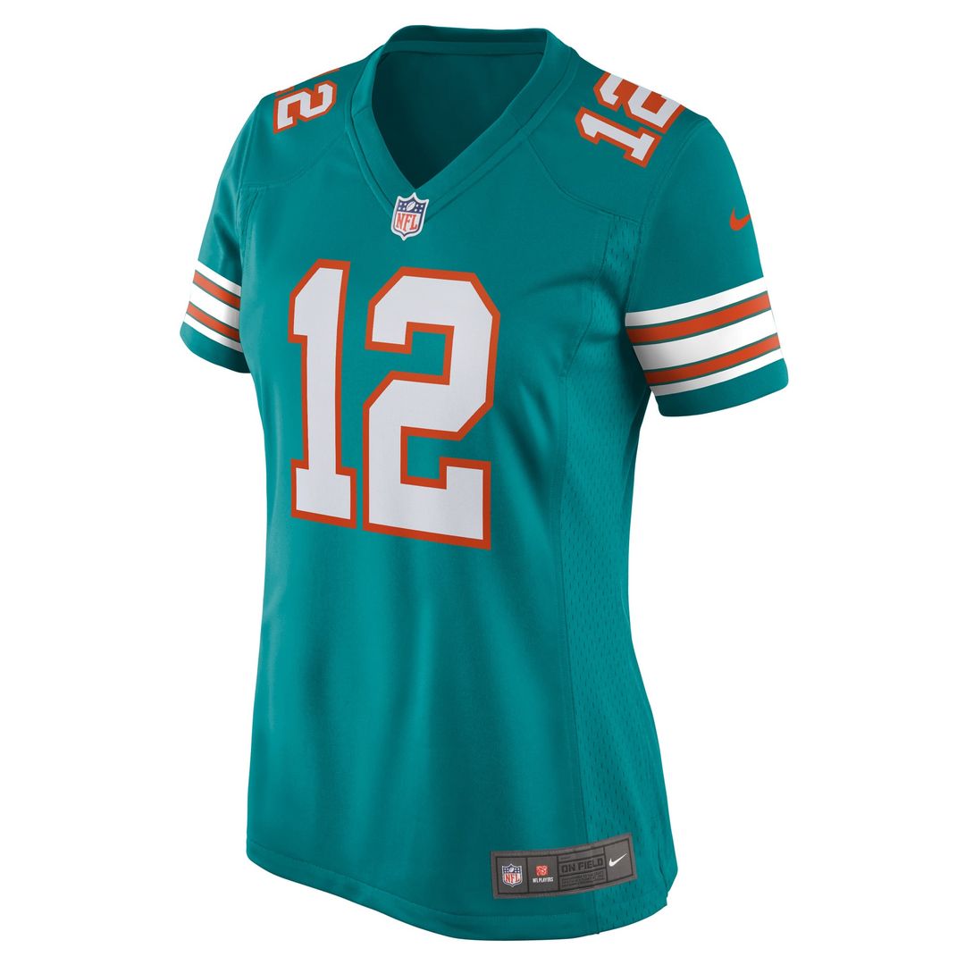 Bob Griese Miami Dolphins Women's Retired Player Jersey - Aqua