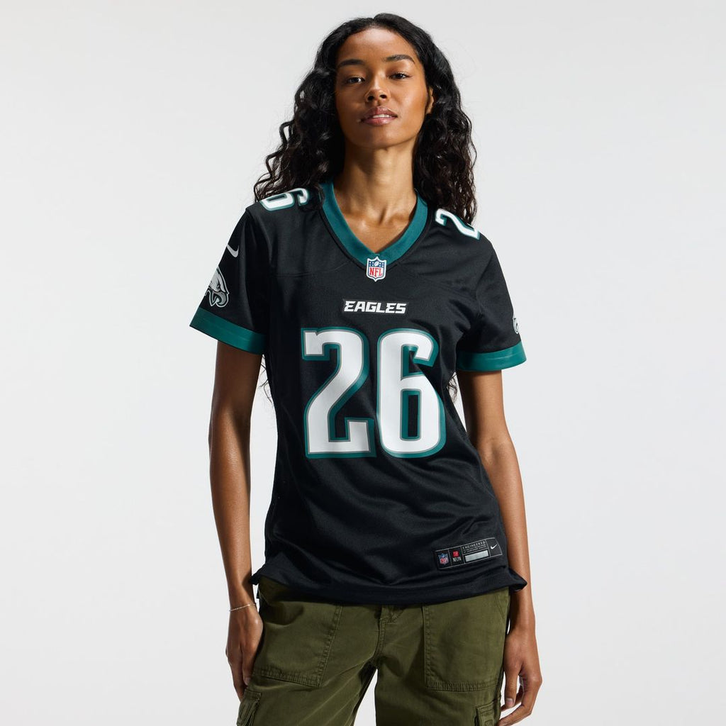 Saquon Barkley Philadelphia Eagles Women's Team Game Jersey - Midnight Green