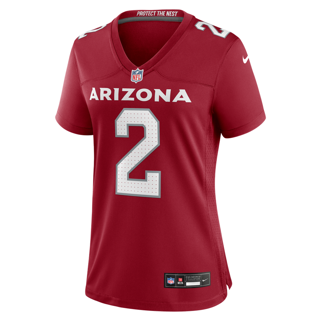 Will Johnson Arizona Cardinals Women's Team Game Jersey - Cardinal