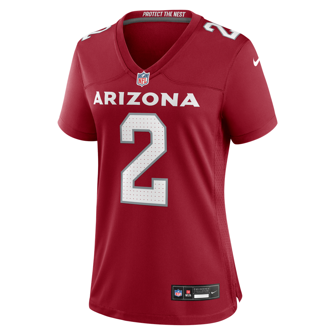 Will Johnson Arizona Cardinals Women's Team Game Jersey - Cardinal