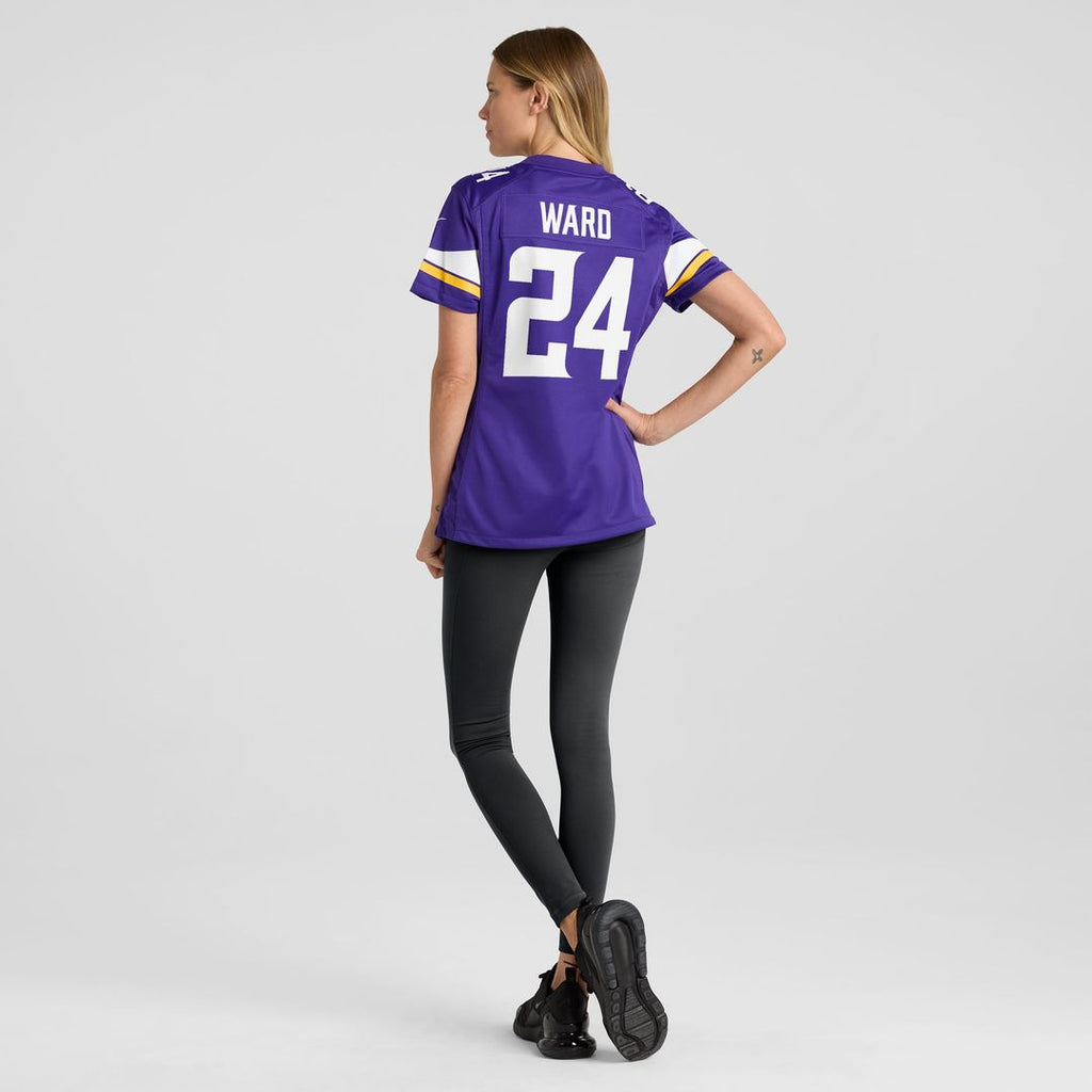 Jay Ward Minnesota Vikings Women's Team Game Jersey - Purple