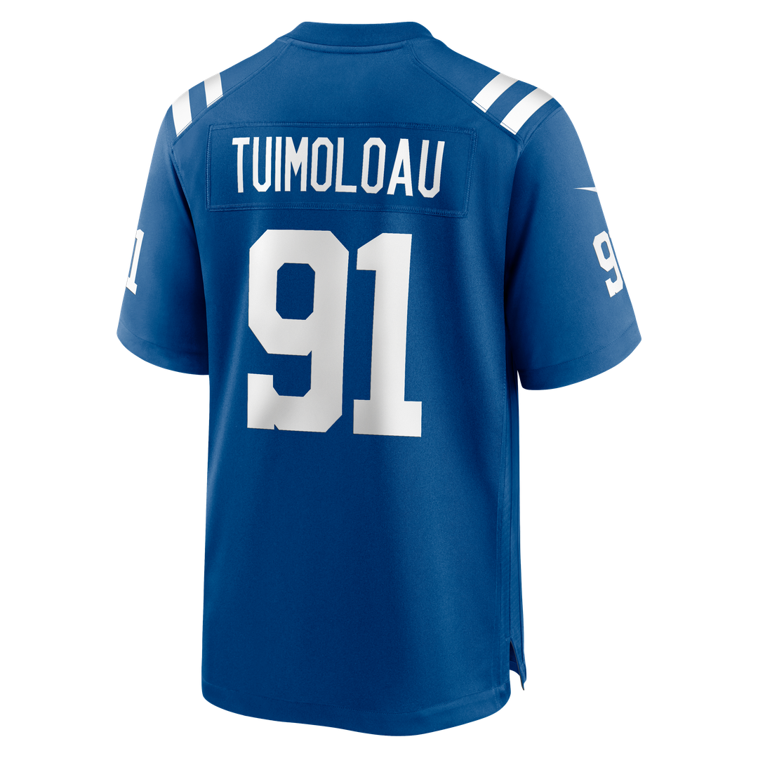 JT Tuimoloau Indianapolis Colts Team Game Jersey - Royal