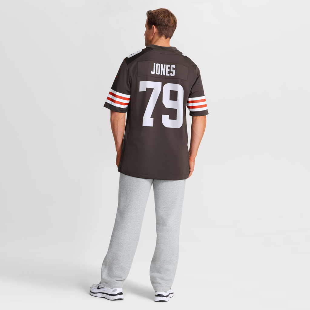 Dawand Jones Cleveland Browns Team Game Jersey - Brown