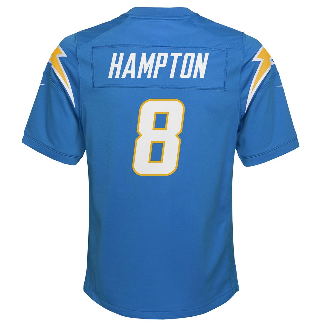 Omarion Hampton Los Angeles Chargers Youth Team Game Jersey - Powder Blue
