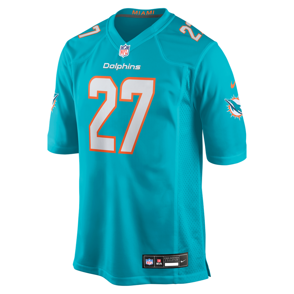 Ethan Bonner Miami Dolphins Game Jersey - Aqua