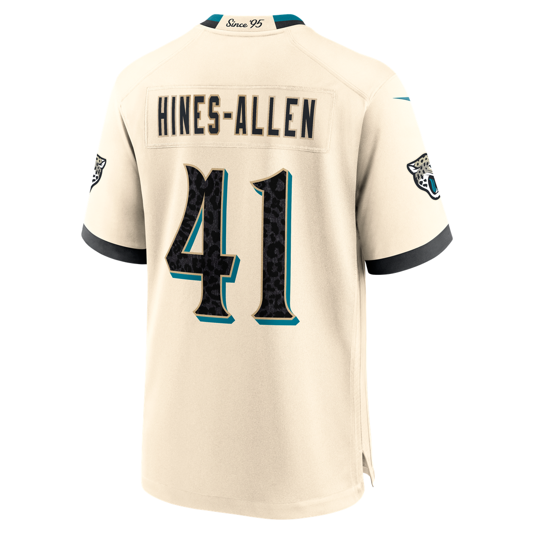 Josh Hines - Allen Jacksonville Jaguars 2026 Rivalries Collection Game Jersey - Natural