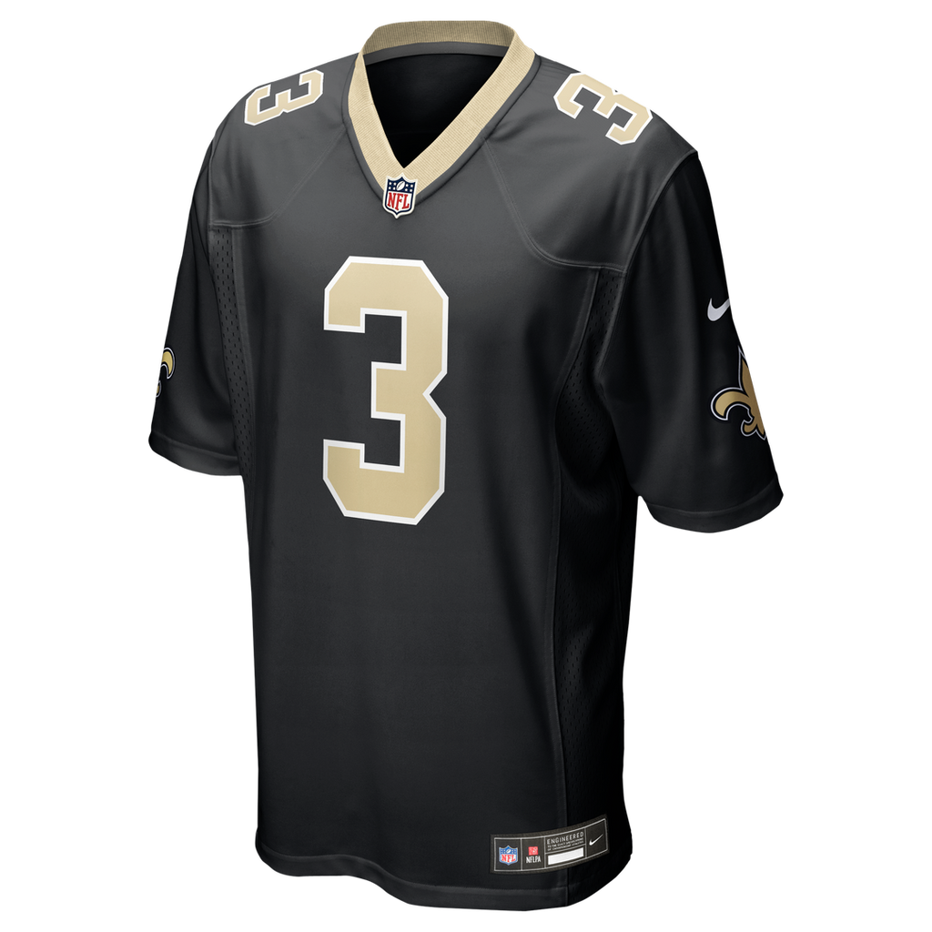 Travis Etienne Jr New Orleans Saints Youth Game Jersey - Black