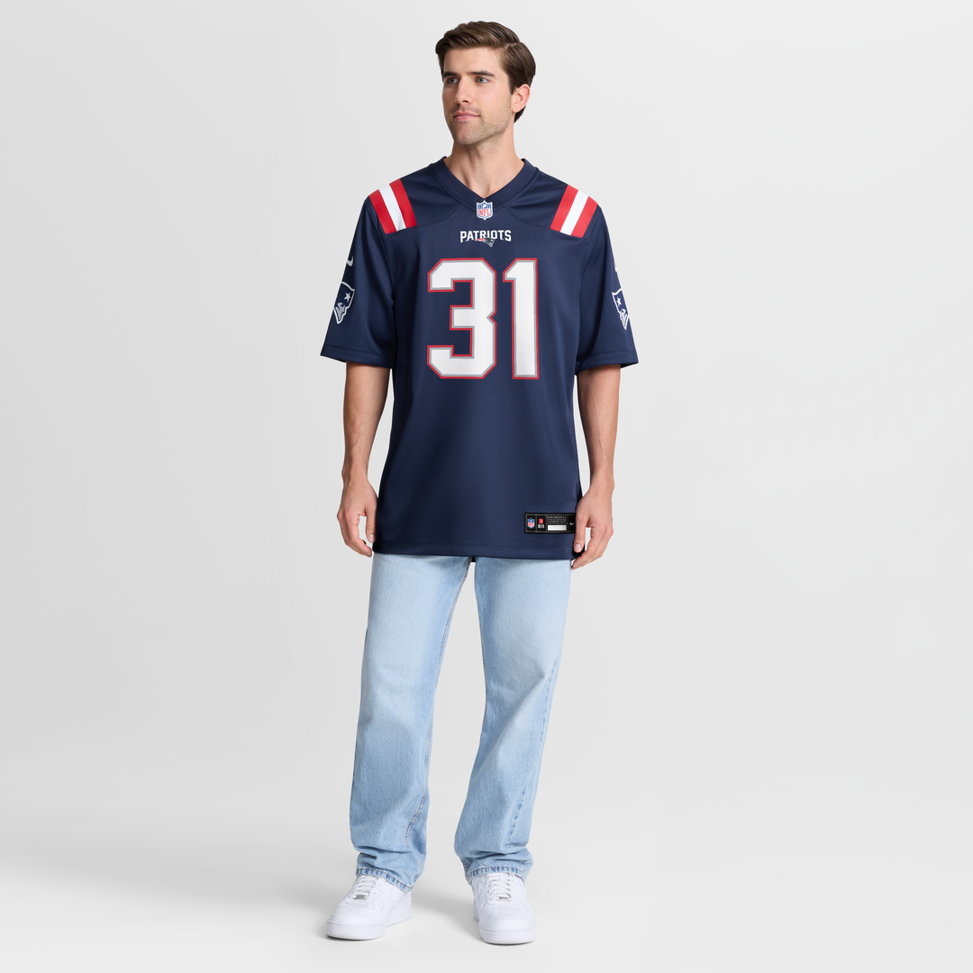 Kevin Byard III New England Patriots Team Game Jersey - Navy