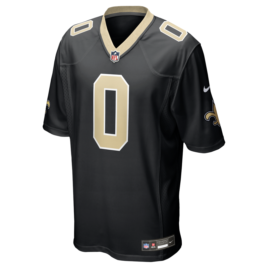 Jordyn Tyson New Orleans Saints Team Game Jersey - Black