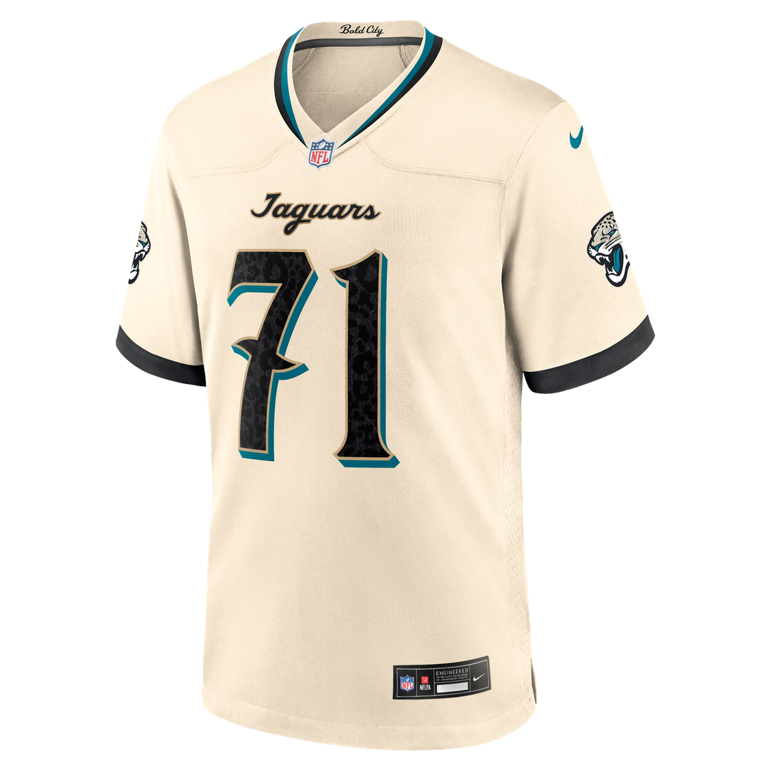 Tony Boselli Jacksonville Jaguars 2026 Rivalries Collection Game Jersey - Natural