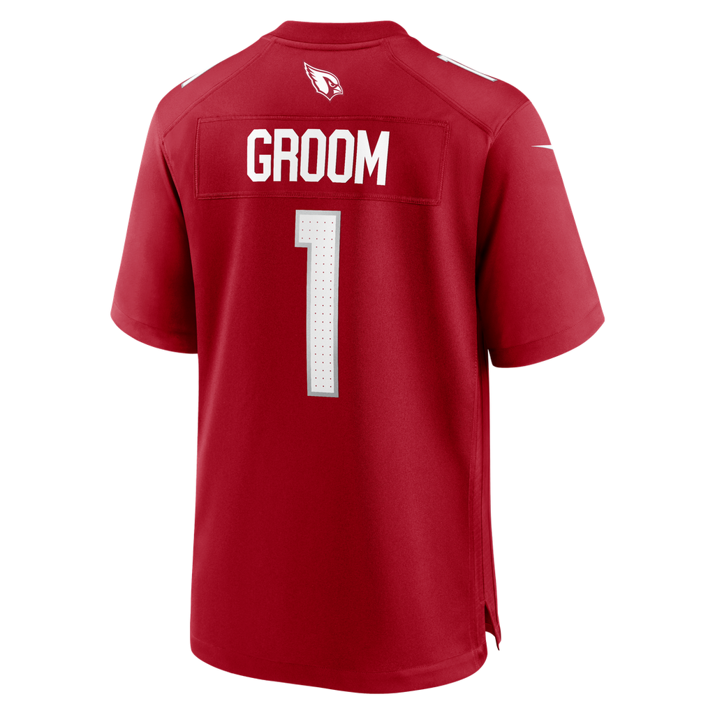 Number 1 Groom Arizona Cardinals Game Jersey - Cardinal