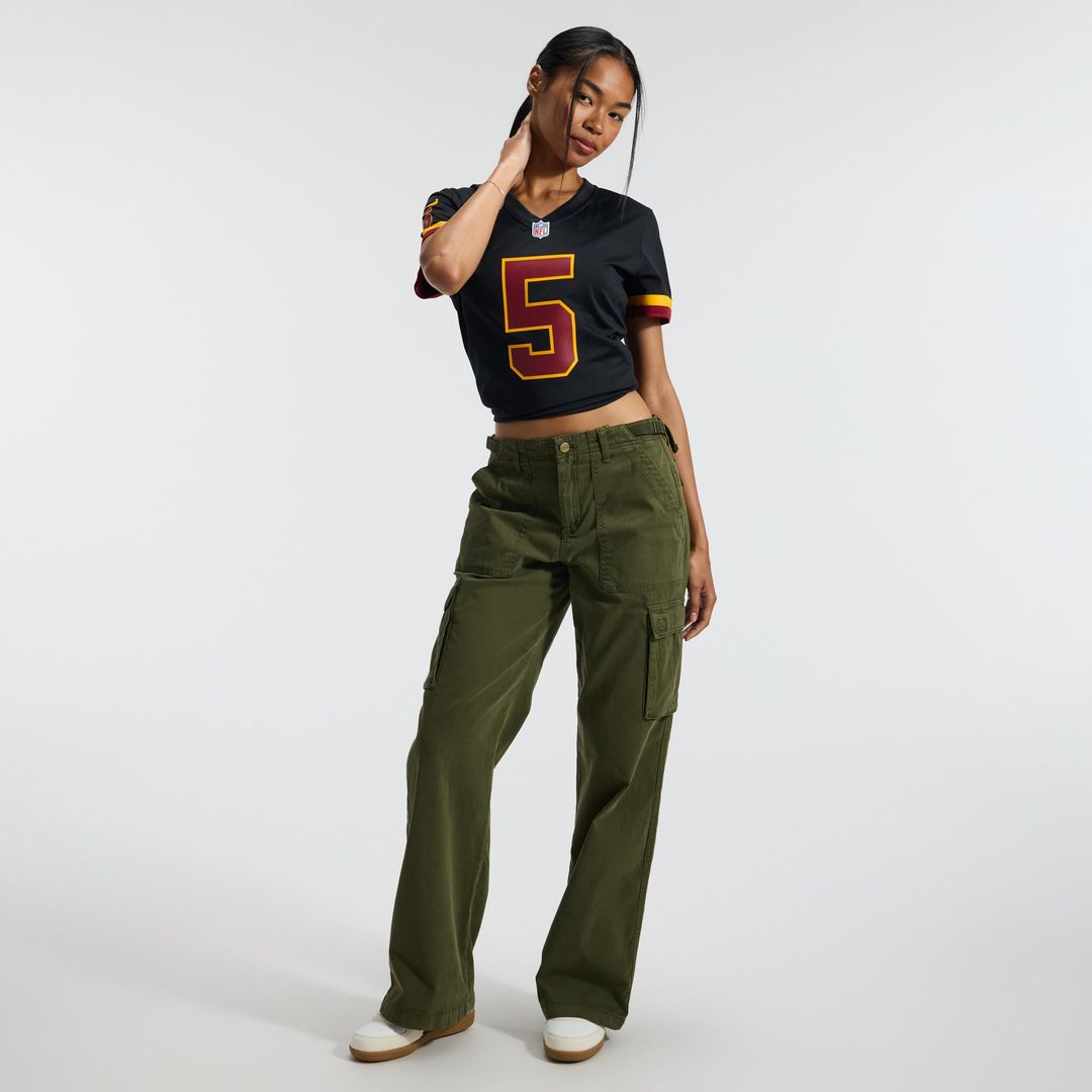 Jayden Daniels Washington Commanders Women's Game Super Bowl Era Jersey - White