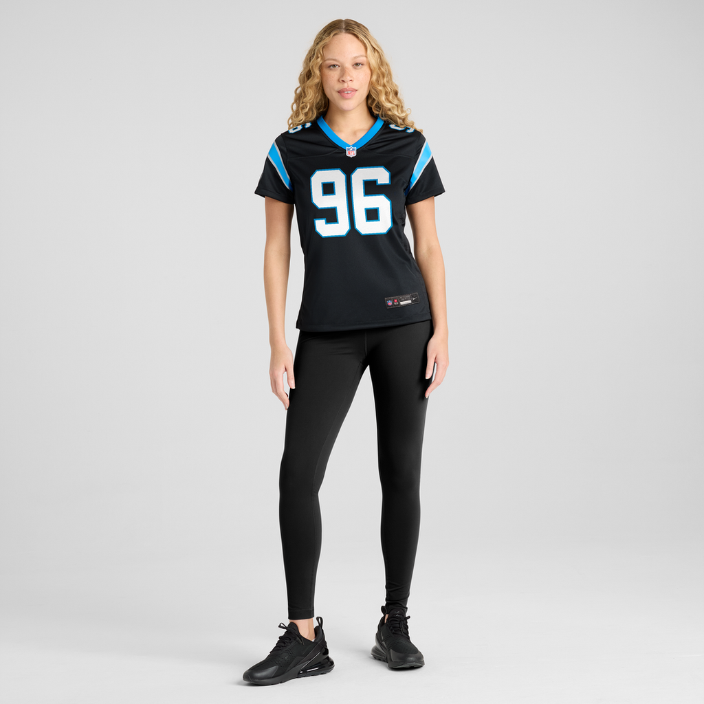 Anthony Goodlow Carolina Panthers Women's Team Game Jersey - Black