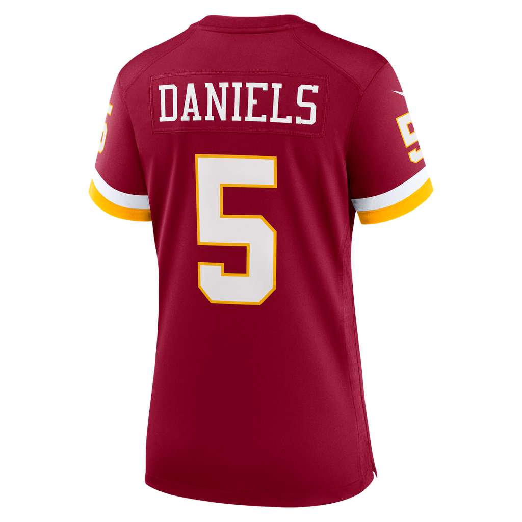 Jayden Daniels Washington Commanders Women's Hail Raiser Alternate Game Jersey - Black