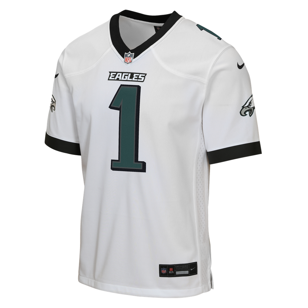 Jalen Hurts Philadelphia Eagles Youth Game Jersey - White