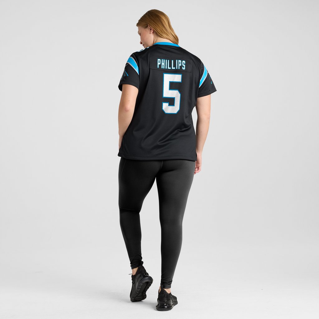 Jaelan Phillips Carolina Panthers Women's Team Game Jersey - Black
