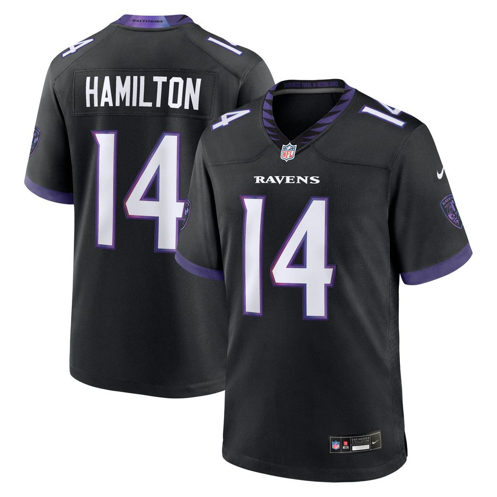 Kyle Hamilton Baltimore Ravens Alternate Game Jersey - Black