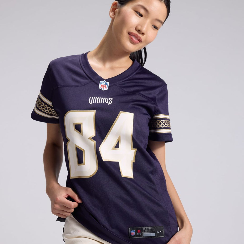 Randy Moss Minnesota Vikings Women's 2026 Rivalries Collection Game Jersey - Purple