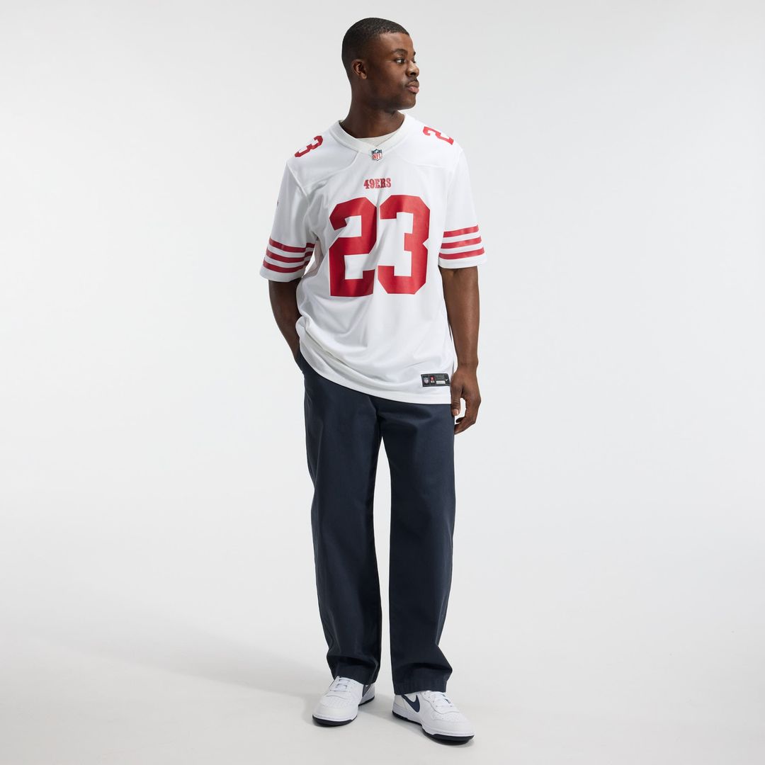 Christian McCaffrey San Francisco 49ers Game Player Jersey - White