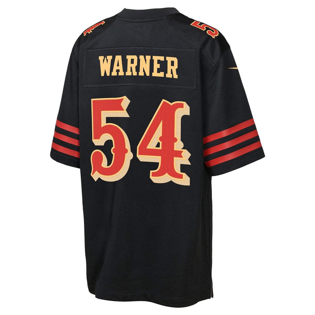 Fred Warner San Francisco 49ers Youth Rivalries Collection Game Jersey - Black