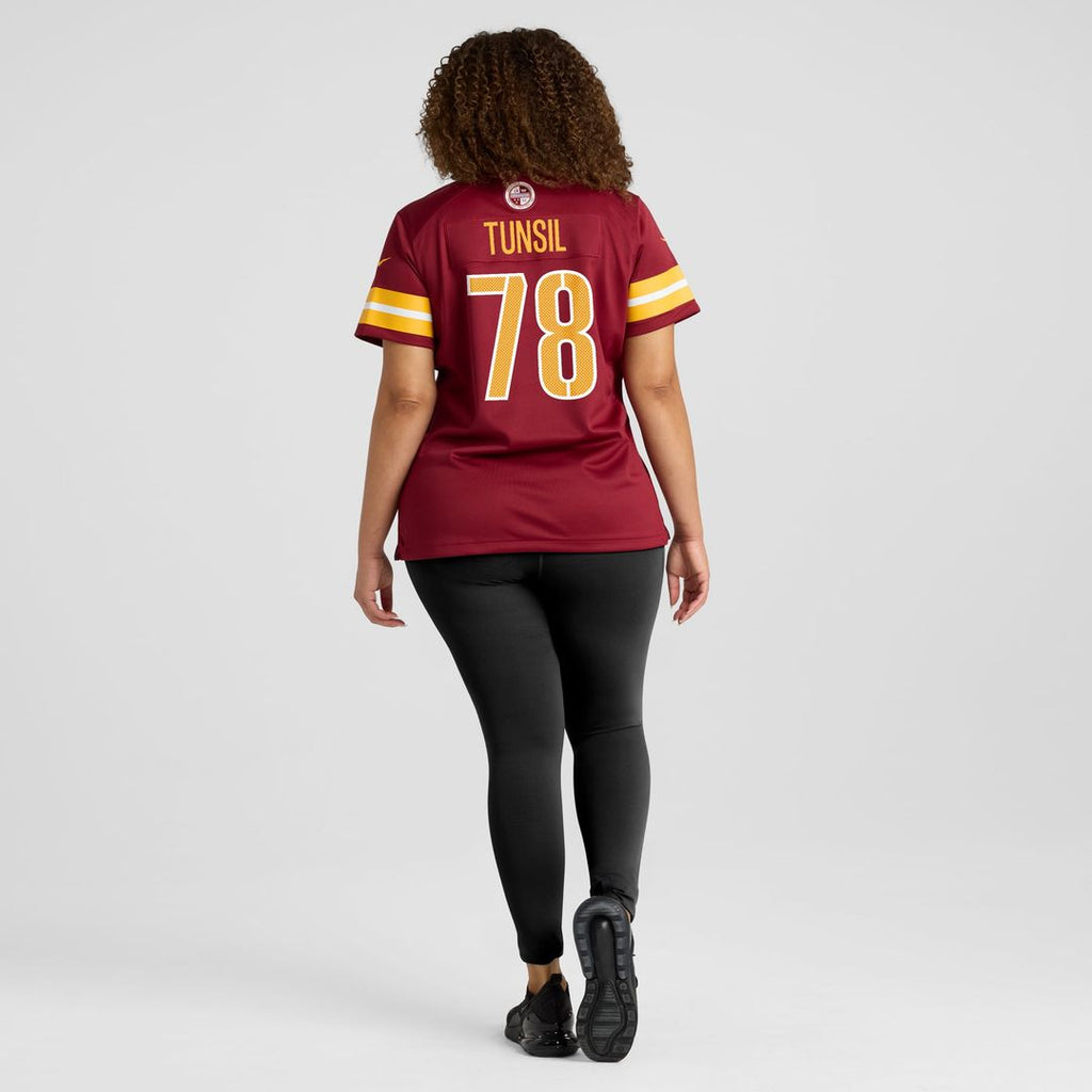 Laremy Tunsil Washington Commanders Women's Team Game Jersey - Burgundy