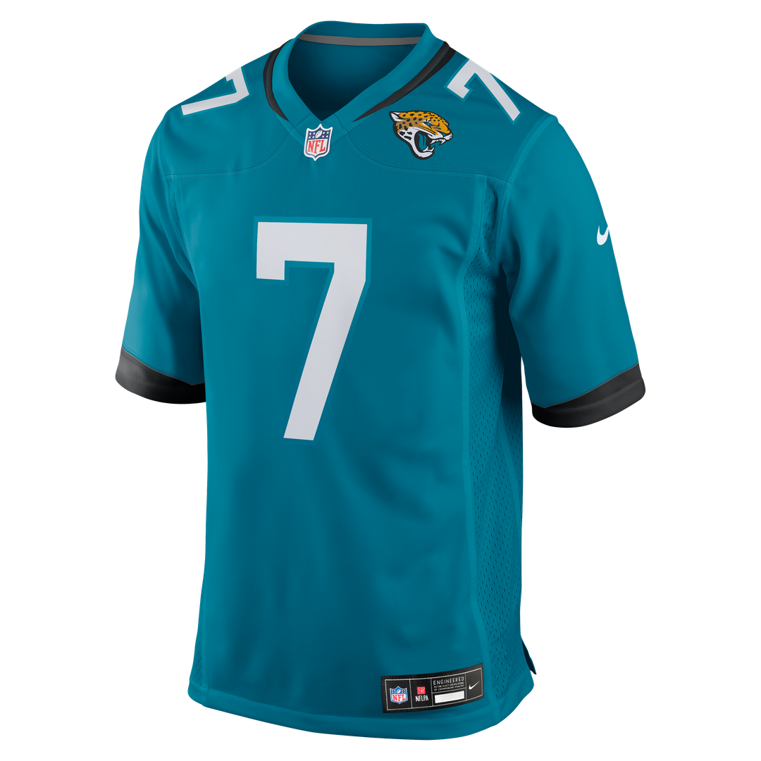 Byron Leftwich Jacksonville Jaguars Retired Player Game Jersey - Teal