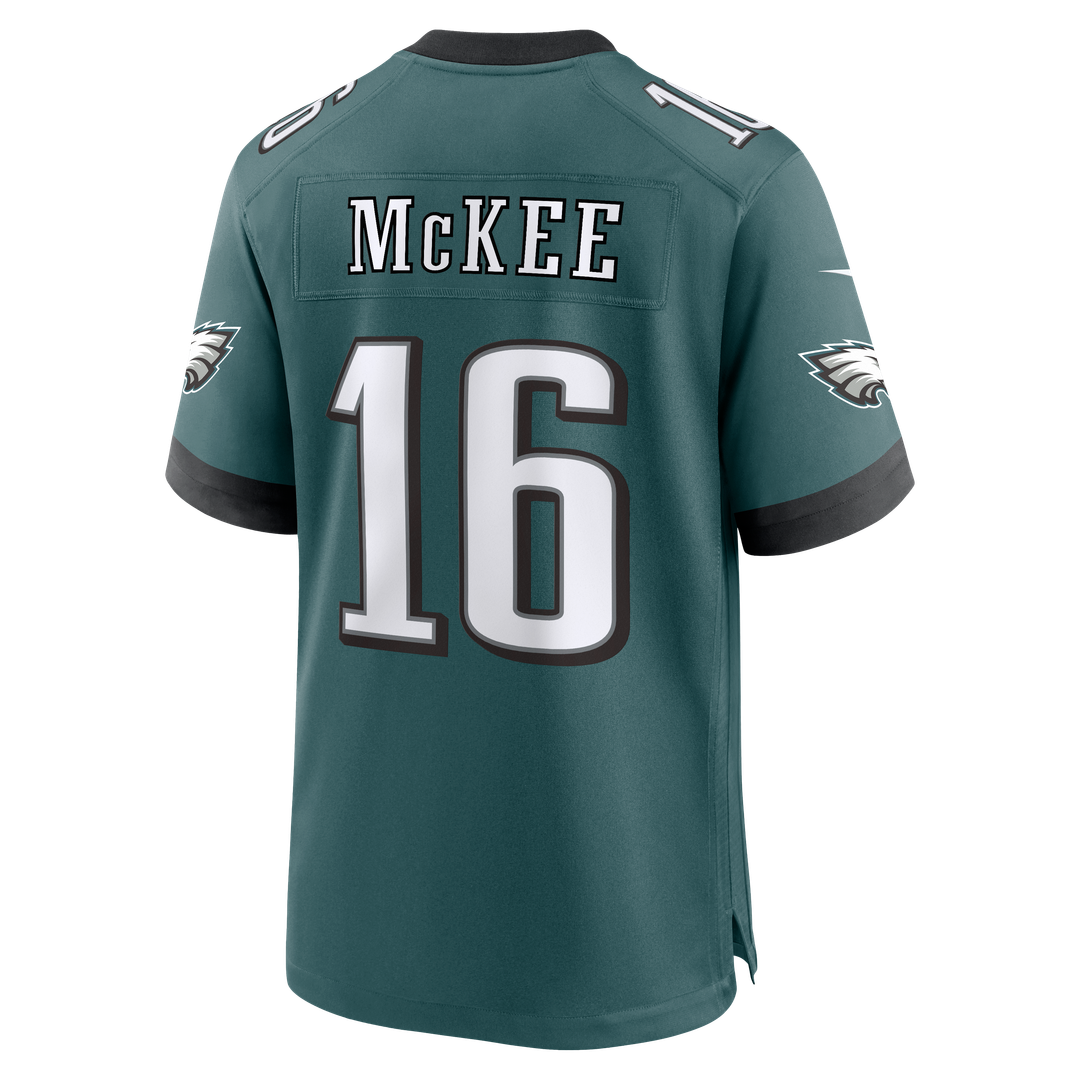 Tanner McKee Philadelphia Eagles Team Game Jersey - Midnight Green