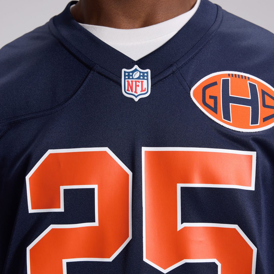 Kyle Monangai Chicago Bears 2026 Rivalries Collection Game Jersey - Navy