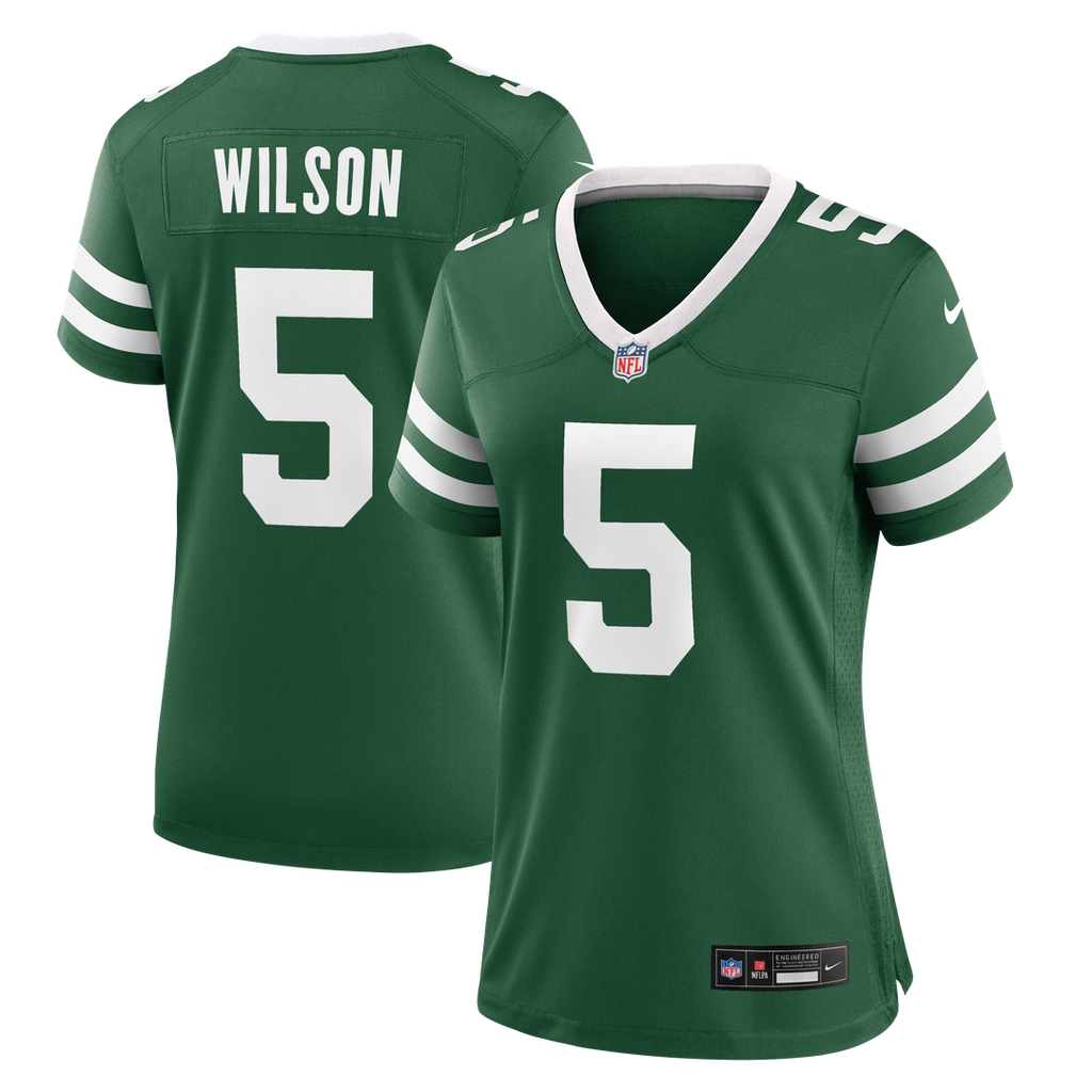 Garrett Wilson New York Jets Women's Game Jersey - Legacy Green