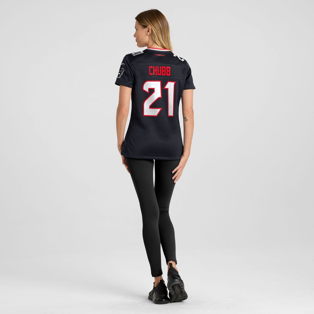 Nick Chubb Houston Texans Women's Team Game Jersey - Navy